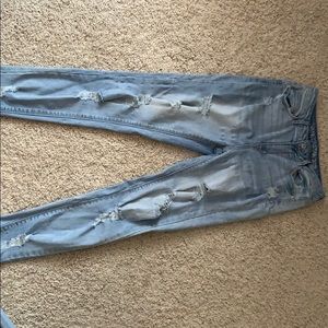Light wash jeans